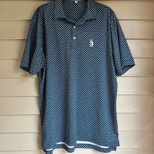 Peter Millar Piña Skullada Polo Shirt Size Medium